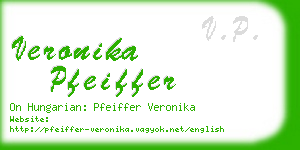 veronika pfeiffer business card